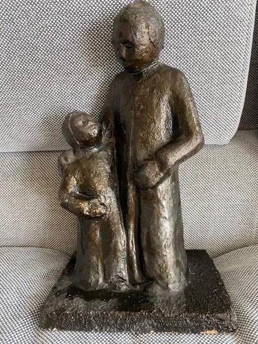 Antiquität figur mutter mit - antiquität,