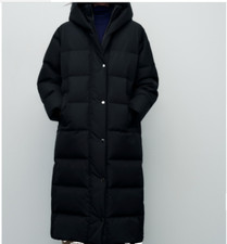 ZARA Wintermantel Daunenmantel * Wasser- und winddicht schwarz*  L / 40 NEU