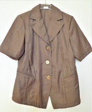 ATELIER GS Crash Bluse Gr. M / 40 braun