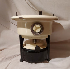 Emaillegeschirr NIEDERLÄNDISCHER Petroleumkocher Herd Brenner Emaille Vintage!