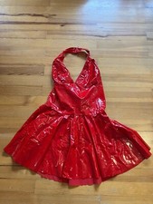 Lacklederkleid Dessous