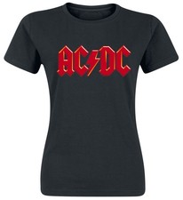 ACDC T-Shirt Damen Red Logo