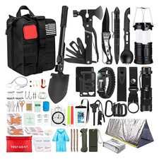 250-teiliges Survival Kit Outdoor Notfall-Set - Camping, Wandern & Erste Hilfe