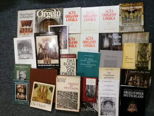 Orgel bücher sammlung - orgel,