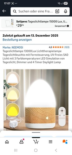 Tageslichtlampe