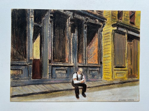Edward hopper zeichnung - hopper, auf