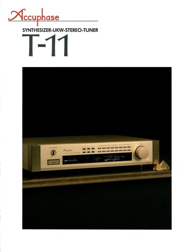 Accuphase tuner - accuphase, t-11