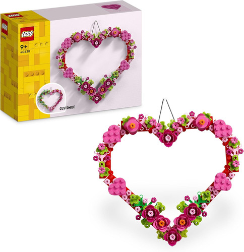 Lego iconic herz deko - lego, herz-deko