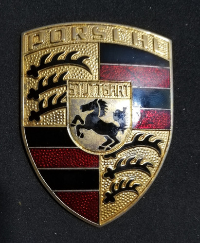 Porsche hauben emblem - hauben, original