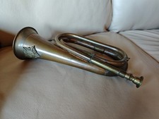 Englisch Artillerie Quinque Juncta In Uno 1916 Trompete Jagdhorn Signal WW2 WK1