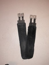 Sattelgurt 115cm schwarz m. Fell