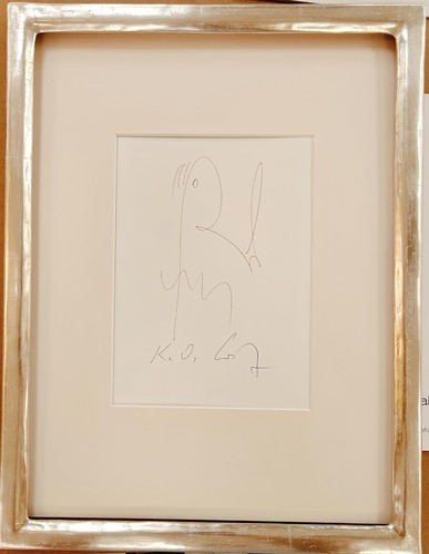 Götz zeichnung original - k, o
