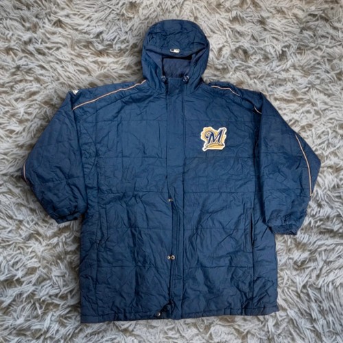 Vintage jacke mlb milwaukee - vintage,