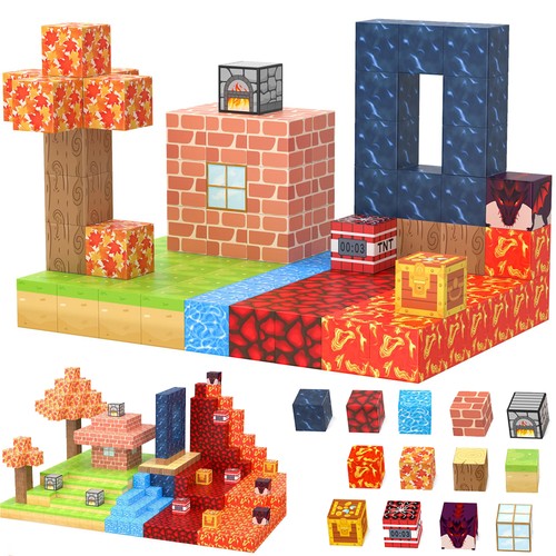100pcs magnetische bausteine - 100pcs,