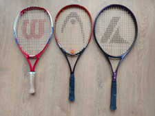 3 Tennisschläger von Wilson, Head u Kennex in 3 Größen