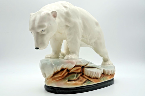 Eisbär auf eisscholle große - eisbär,