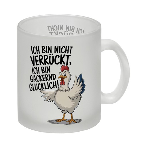 Fröhliches huhn gackernd - fröhliches,