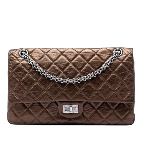 Chanel quilted metallic aged - chanel,