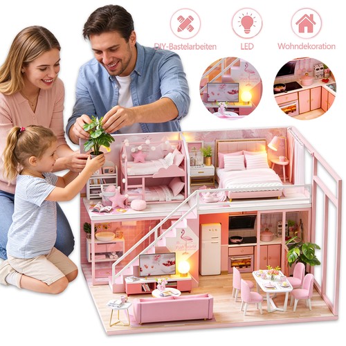 Miniatur haus puppenhaus kit - haus,