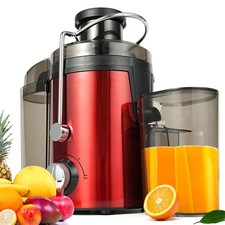 Entsafter elektrische Saftpresse Edelstahl 1000W Presse Obstpresse elektrisch