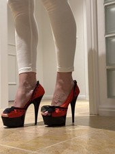 Pleaser High Heels  getragen Gr 39 Plateau Plattform sexy und elegant