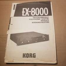 KORG EX 8000 MANUAL - DEUTSCH