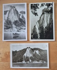 3x alte Postkarten Königsstuhl auf Rügen - alle gelaufen um 1965