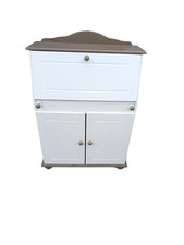 Sekretär Weiß kaum benutzt gebraucht Schreibtisch Schrank Büro