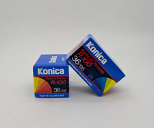 2x KONICA CHROME R-100, 36 Exp, ISO 100