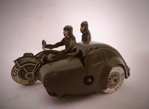 Blechmotorrad mit beiwagen - mit,