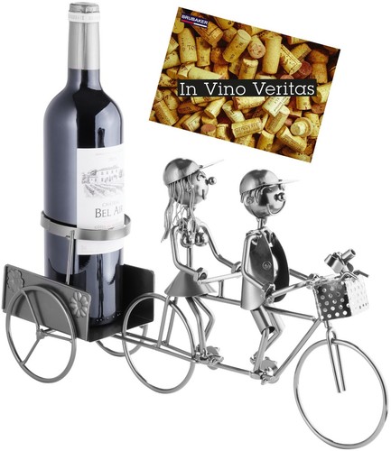 Weinflaschenhalter tandem - weinflaschenhalter,