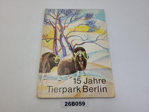 Buch jahre tierpark - "15,