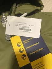 SCHMUDDELWEDDA Unisex wasserfest Grün Oliv Regenmantel Gr.XL/ XXL. NEU*
