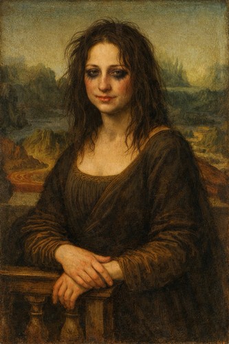 Mona lisa monday party malerei - lisa,