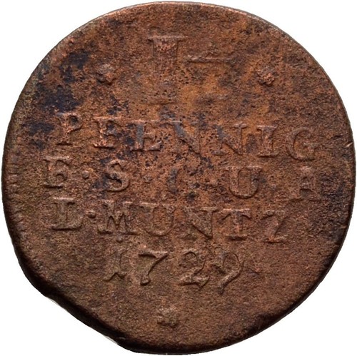 Sachsen gotha 2 pfennig - sachsen, 1