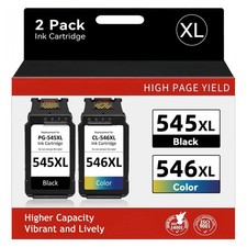 DRUCKERPATRONEN PG-545 XL CL-546 XL FÜR CANON PIXMA TS3351 TS3450 TR4550 MX495