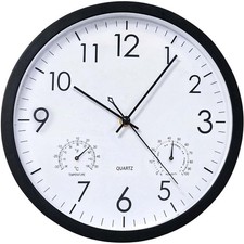 Wanduhr 30cm Quarz Rund