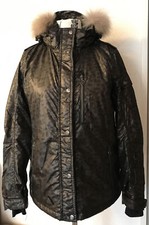 IGUANA Ski Jacke Größe 42 Kapuze Mit Echt Pelz