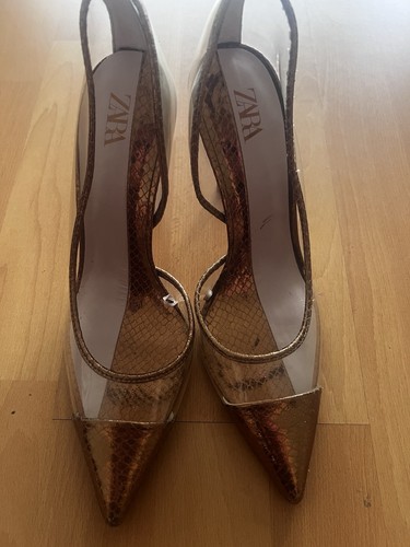 Zara damen pumps - zara, gold