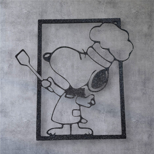 Wanddeko silhouette snoopy - wanddeko,