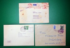 3 Briefkuverts -Theodor Heuss