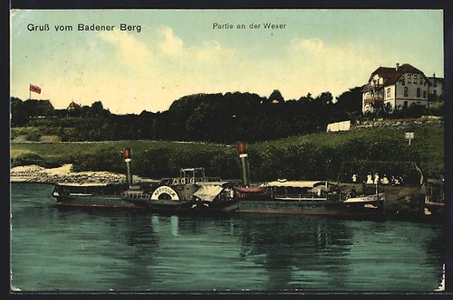 Ansichtskarte badener berg - badener,
