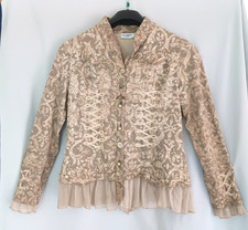 feine exklusive Elisa Cavaletti Jacke Gr. M Stretch Made Italy Blazer Bluse