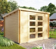 Flachdach Gartenhaus