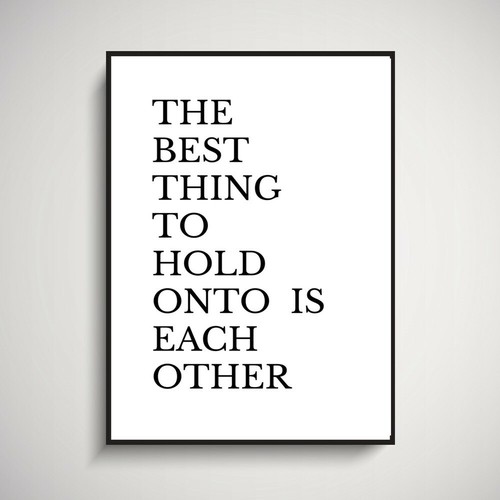 Druck zitat poster - poster, bild