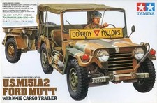 Maßstab 1:35 US M151A2 & Cargo Trailer Modell Militär Miniaturen Nr.130