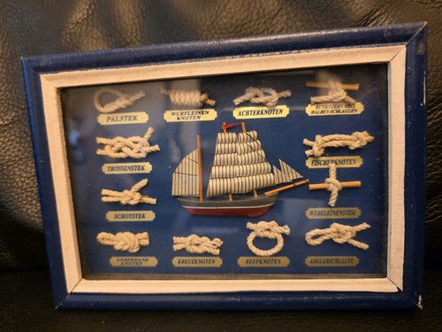 Vintage maritim seil - maritim, knoten