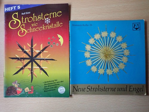 Bastelhefte strohsterne - strohsterne,