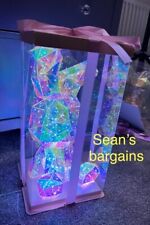 Große bunte Hase Tischlampe Nachtlicht Autismus ADHS beruhigend 3D 5D 7D