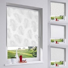 Rollo Ausbrenner Muster Klemmfix Lichtschutz ohne Bohren Easyfix Seitenzug Motiv